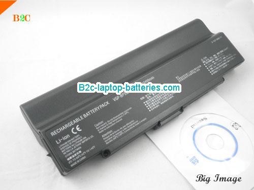  image 1 for Sony VGP-BPS9/B VGP-BPS9 VGP-BPL9 VAIO VGN-CR AR NR Series Replacement Laptop Battery 10400mAh, Li-ion Rechargeable Battery Packs