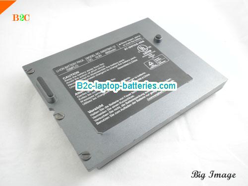  image 1 for Genuine Clevo D900TBAT-12 87-D9TAS-4D6 PortaNote D900 D900K Battery 6600mAh 12-Cell Grey, Li-ion Rechargeable Battery Packs