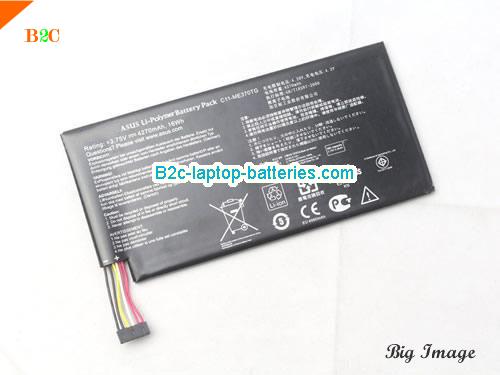  image 1 for C11-ME370TG Battery, $26.15, ASUS C11-ME370TG batteries Li-ion 3.75V 4270mAh, 16Wh  Black