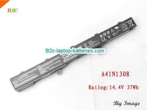  image 1 for A41N1308 Battery, $36.90, ASUS A41N1308 batteries Li-ion 14.4V 37Wh Black