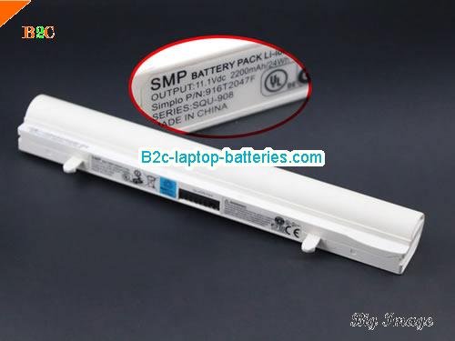  image 1 for SQU-908 Battery, $33.86, SMP SQU-908 batteries Li-ion 11.1V 2200mAh White