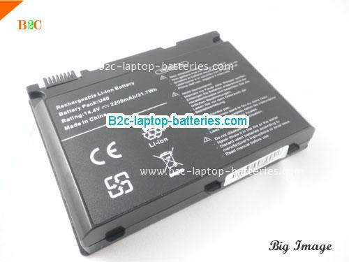  image 1 for Uniwill U40-4S2200-C1M1 U40-4S2200-G1L3 U40 Series Battery battery for Advent 5301 5302 5421 6441 9115 9315 9415, Li-ion Rechargeable Battery Packs