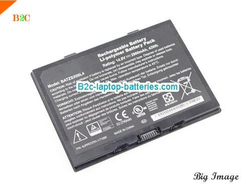  image 1 for BATZSX00L4 Battery, $109.16, MOTION BATZSX00L4 batteries Li-ion 14.8V 2900mAh, 43Wh  Black