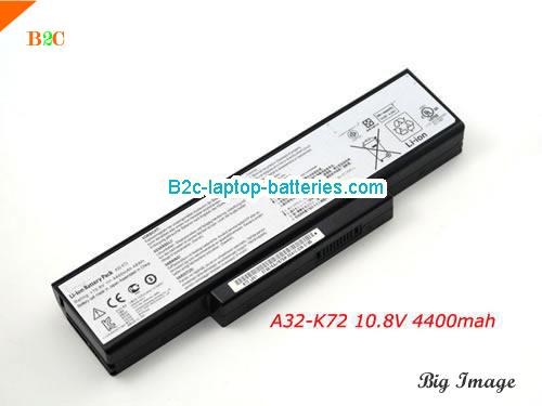  image 1 for K72JV Battery, Laptop Batteries For ASUS K72JV Laptop