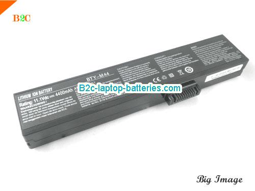  image 1 for BTY-M44 Battery, $Coming soon!, MSI BTY-M44 batteries Li-ion 11.1V 4400mAh Black