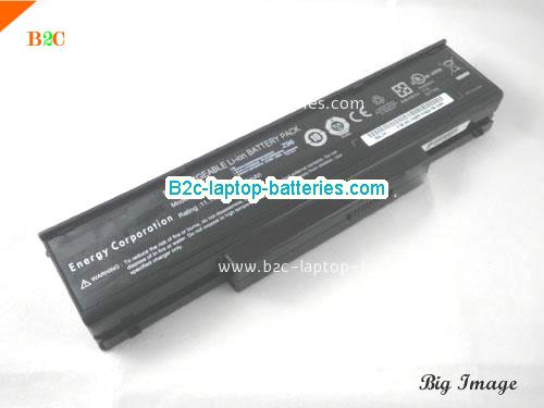  image 1 for M740BAT-6 Battery, $54.94, CLEVO M740BAT-6 batteries Li-ion 11.1V 4800mAh Black