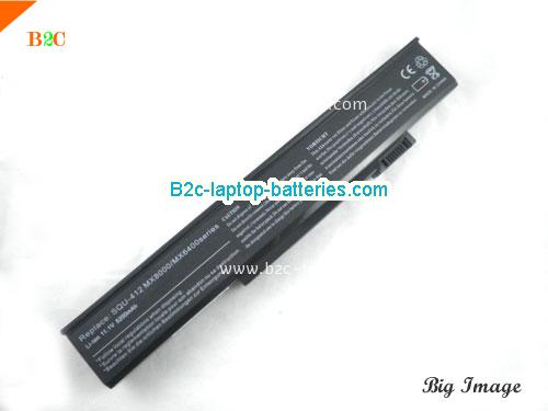  image 1 for SQU-412 Battery, $Coming soon!, GATEWAY SQU-412 batteries Li-ion 11.1V 5200mAh Black