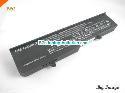 image 1 for EM400L2S Battery, $60.36, WINBOOK EM400L2S batteries Li-ion 11.1V 4800mAh Black