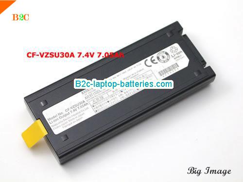  image 1 for CF-VZSU30B Battery, $47.35, PANASONIC CF-VZSU30B batteries Li-ion 7.4V 7650mAh, 7.65Ah Black
