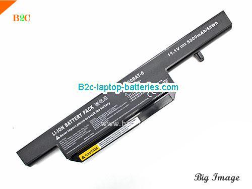  image 1 for 6-87-E412-4D7 Battery, $45.97, CLEVO 6-87-E412-4D7 batteries Li-ion 11.1V 5200mAh, 58Wh  Black