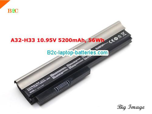  image 1 for A32-H33 Battery, $44.86, HASEE A32-H33 batteries Li-ion 10.95V 5200mAh, 56Wh  Grey