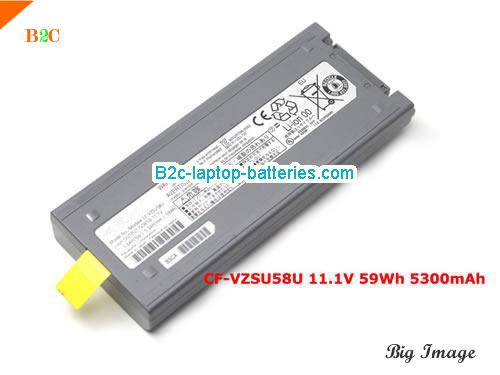  image 1 for CF-VZSU48 Battery, $48.15, PANASONIC CF-VZSU48 batteries Li-ion 11.1V 5600mAh, 59Wh  Grey