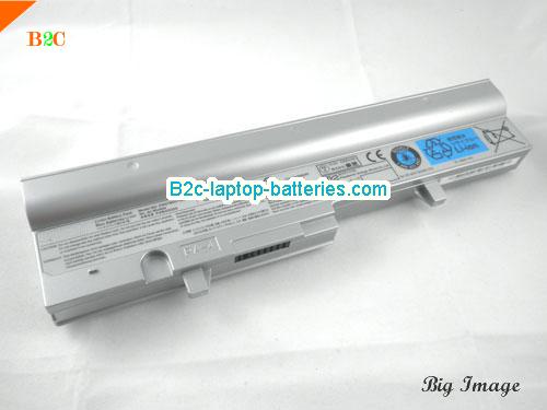  image 1 for Toshiba PA3785U-1BRS, PA3784U-1BRS, Mini Notebook NB305-N4xx Series Battery Silver, Li-ion Rechargeable Battery Packs