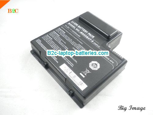  image 1 for 6-87-M860S-4P4 Battery, $88.96, CLEVO 6-87-M860S-4P4 batteries Li-ion 14.8V 4400mAh, 65.12Wh  Black