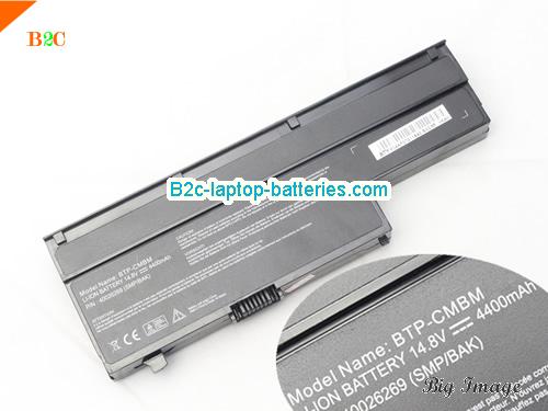  image 1 for BTP-D2BM BTP-CMBM 40027261 Battery For Medion Akoya P6613 P6615 P6618 P6619 P6620 E6211 E6212 Laptop 8 Cells, Li-ion Rechargeable Battery Packs