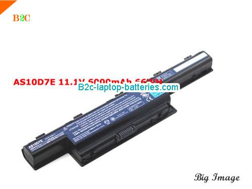  image 1 for AS10D3E Battery, $Coming soon!, ACER AS10D3E batteries Li-ion 11.1V 6000mAh Black