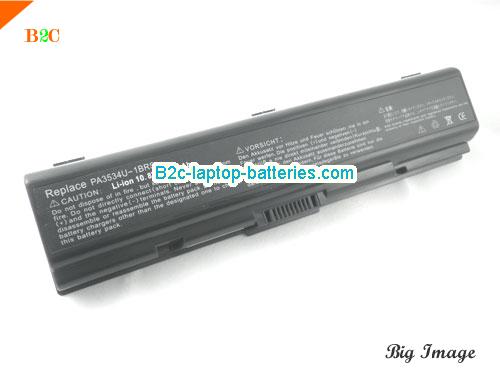  image 1 for PA3533U-1BRS Battery, $49.55, TOSHIBA PA3533U-1BRS batteries Li-ion 10.8V 6600mAh Black