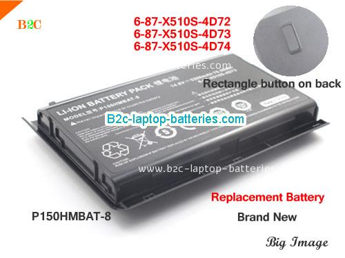  image 1 for 6-87-X510S-4D74 Battery, $55.15, SAGER 6-87-X510S-4D74 batteries Li-ion 14.8V 5200mAh Black