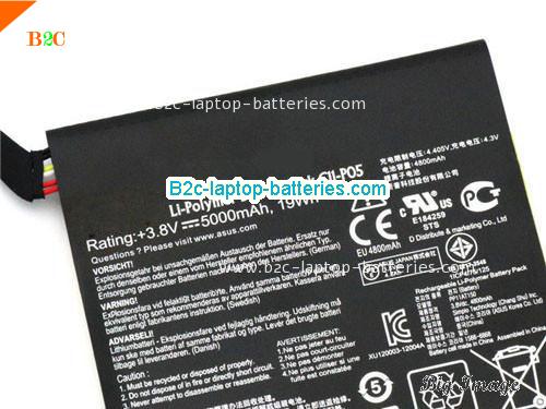  image 2 for C11-P05 Battery, $35.15, ASUS C11-P05 batteries Li-ion 3.8V 5000mAh, 19Wh  Black