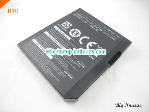  image 2 for Genuine / Original  laptop battery for Dell Alienware M17x MOBL-F1712CACCESBATT  Black, 6600mAh 14.8V