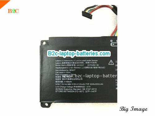  image 2 for BSNO3558E5 Battery, $47.95, LENOVO BSNO3558E5 batteries Li-ion 7.5V 4140mAh Black