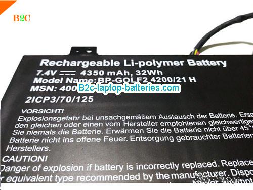  image 2 for 2ICP3/70/125 Battery, $71.86, ACER 2ICP3/70/125 batteries Li-ion 7.4V 4350mAh, 32Wh  Black