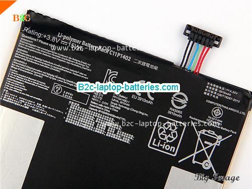  image 2 for C11P1402 Battery, $24.96, ASUS C11P1402 batteries Li-ion 3.8V 3910mAh, 15Wh  Black