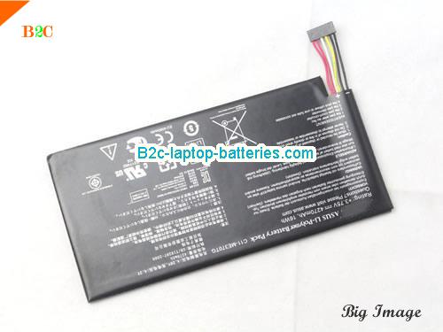  image 2 for C11-ME370TG Battery, $26.15, ASUS C11-ME370TG batteries Li-ion 3.75V 4270mAh, 16Wh  Black