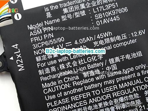  image 2 for 01AV446 Battery, $46.27, LENOVO 01AV446 batteries Li-ion 11.1V 3880mAh, 45Wh , 4.05Ah Black