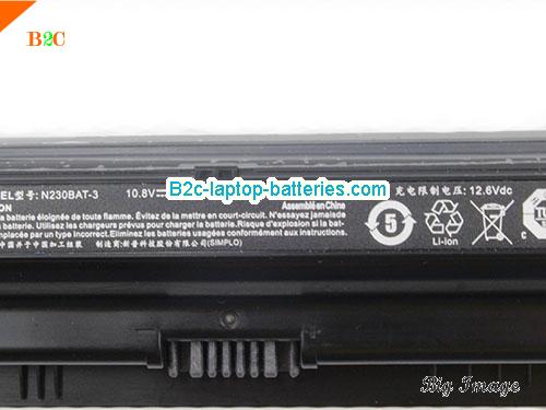  image 2 for N230BAT3 Battery, $50.35, CLEVO N230BAT3 batteries Li-ion 10.8V 3275mAh, 36Wh  Black