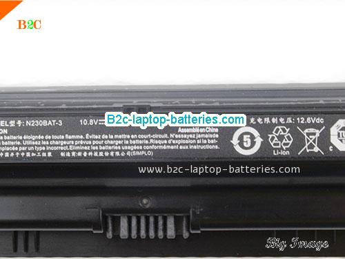  image 2 for Genuine N230BAT-3 Battery Clevo N230BAT3 Li-ion 10.8V 36Wh, Li-ion Rechargeable Battery Packs