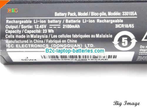  image 2 for Genuine BOSE 330105A 330105 Battery 23wh 12.45v 2100mah, Li-ion Rechargeable Battery Packs