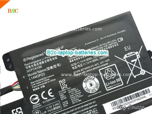  image 2 for 5B10H33230 Battery, $46.27, LENOVO 5B10H33230 batteries Li-ion 11.1V 3300mAh, 36Wh  Black