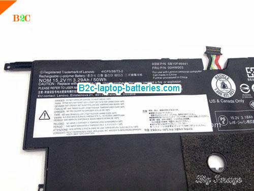  image 2 for ThinkPad X1 Carbon(20A8-8S37Q00) Battery, Laptop Batteries For LENOVO ThinkPad X1 Carbon(20A8-8S37Q00) Laptop