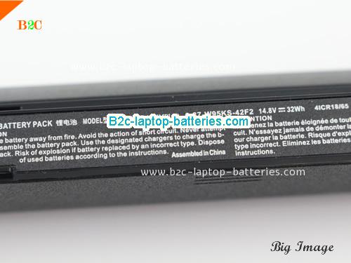  image 2 for Genuine / Original  laptop battery for WORTMANN TERRA MOBILE 1513A TERRA 1513  Black, 31.68Wh 14.8V