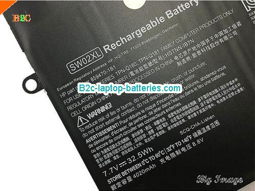  image 2 for NOTEBOOK X2 10-P042NL Battery, Laptop Batteries For HP NOTEBOOK X2 10-P042NL Laptop