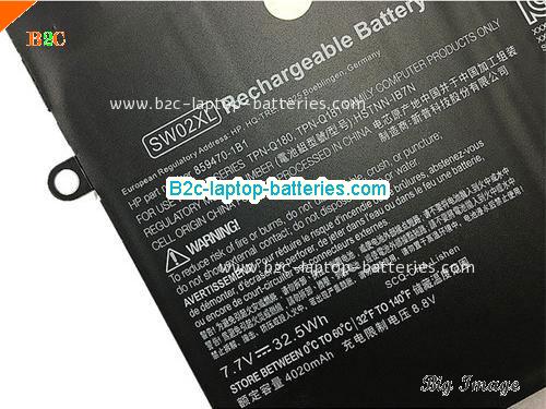  image 2 for NOTEBOOK X2 10-P030NF Battery, Laptop Batteries For HP NOTEBOOK X2 10-P030NF Laptop