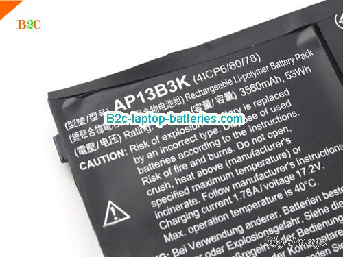  image 2 for 41CP6/60/78 Battery, $50.35, ACER 41CP6/60/78 batteries Li-ion 15V 3460mAh, 53Wh  Black