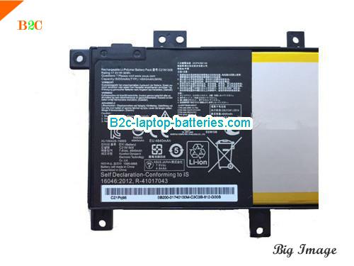  image 2 for K456U Battery, Laptop Batteries For ASUS K456U Laptop