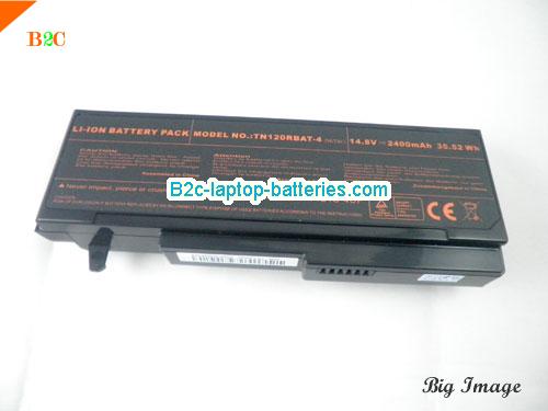  image 2 for Genuine Clevo TN120RBAT-4, 6-87-T121S-4UF Laptop Battery 2400mah, Li-ion Rechargeable Battery Packs