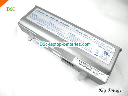 image 2 for Genuine M520GBAT-4 M520GBAT-8 Battery for Clevo M520 M620NEBAT-10 87-M52GS-4DF 87-M520GS-4KF 2400mah, Li-ion Rechargeable Battery Packs