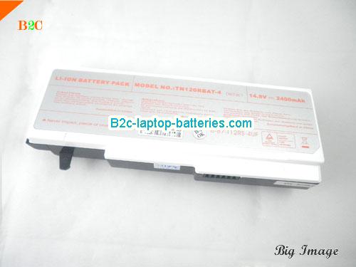  image 2 for TN120RBAT-4 Battery, $Coming soon!, CLEVO TN120RBAT-4 batteries Li-ion 14.8V 2400mAh Black and White