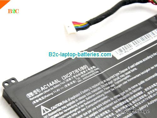  image 2 for 31CP7/61/80 Battery, $41.96, ACER 31CP7/61/80 batteries Li-ion 11.4V 4605mAh, 52.5Wh  Black