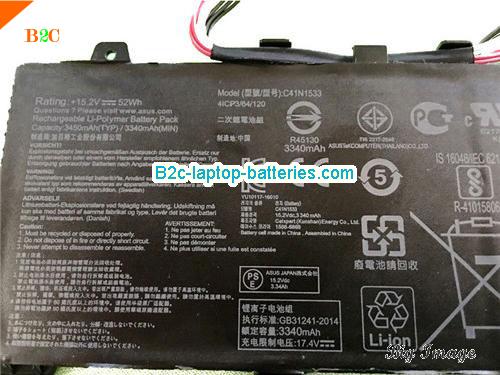  image 2 for Q534UX-BI7T22 Battery, Laptop Batteries For ASUS Q534UX-BI7T22 Laptop