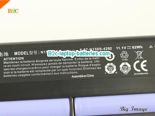  image 2 for N170SD Series Battery, Laptop Batteries For CLEVO N170SD Series Laptop