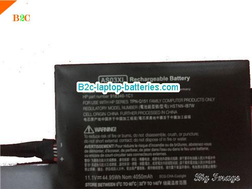  image 2 for HSTNN-IB7W Battery, $49.16, HP HSTNN-IB7W batteries Li-ion 11.1V 4050mAh, 45Wh  Black