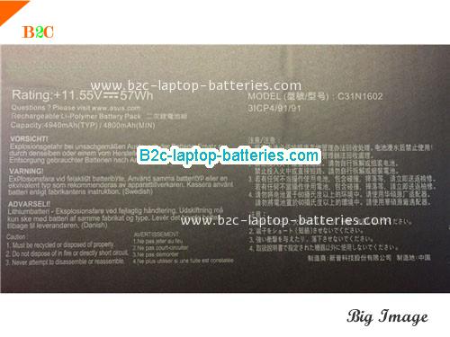  image 2 for UX330UAK Battery, Laptop Batteries For ASUS UX330UAK Laptop