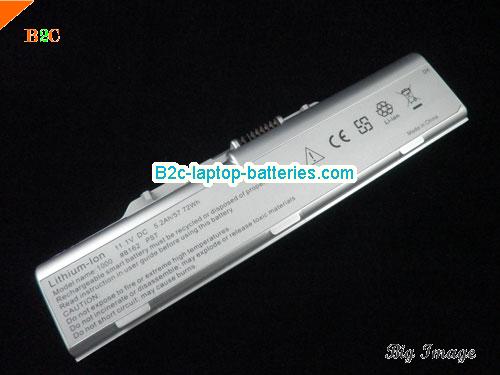  image 2 for 1200 Series #8028 Battery, $Coming soon!, AVERATEC 1200 Series #8028 batteries Li-ion 11.1V 4400mAh Silver