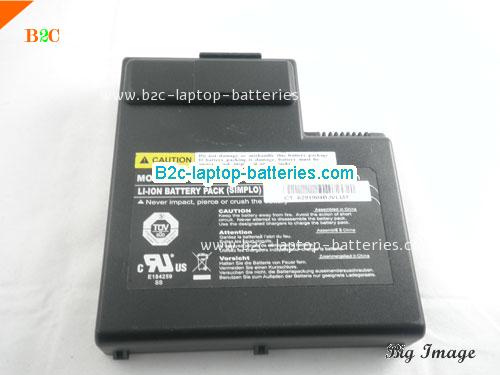  image 2 for BAT-5712 Battery, $Coming soon!, CLEVO BAT-5712 batteries Li-ion 14.8V 4400mAh Black