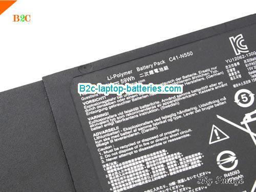 image 2 for N550JK-DB74T Battery, Laptop Batteries For ASUS N550JK-DB74T Laptop